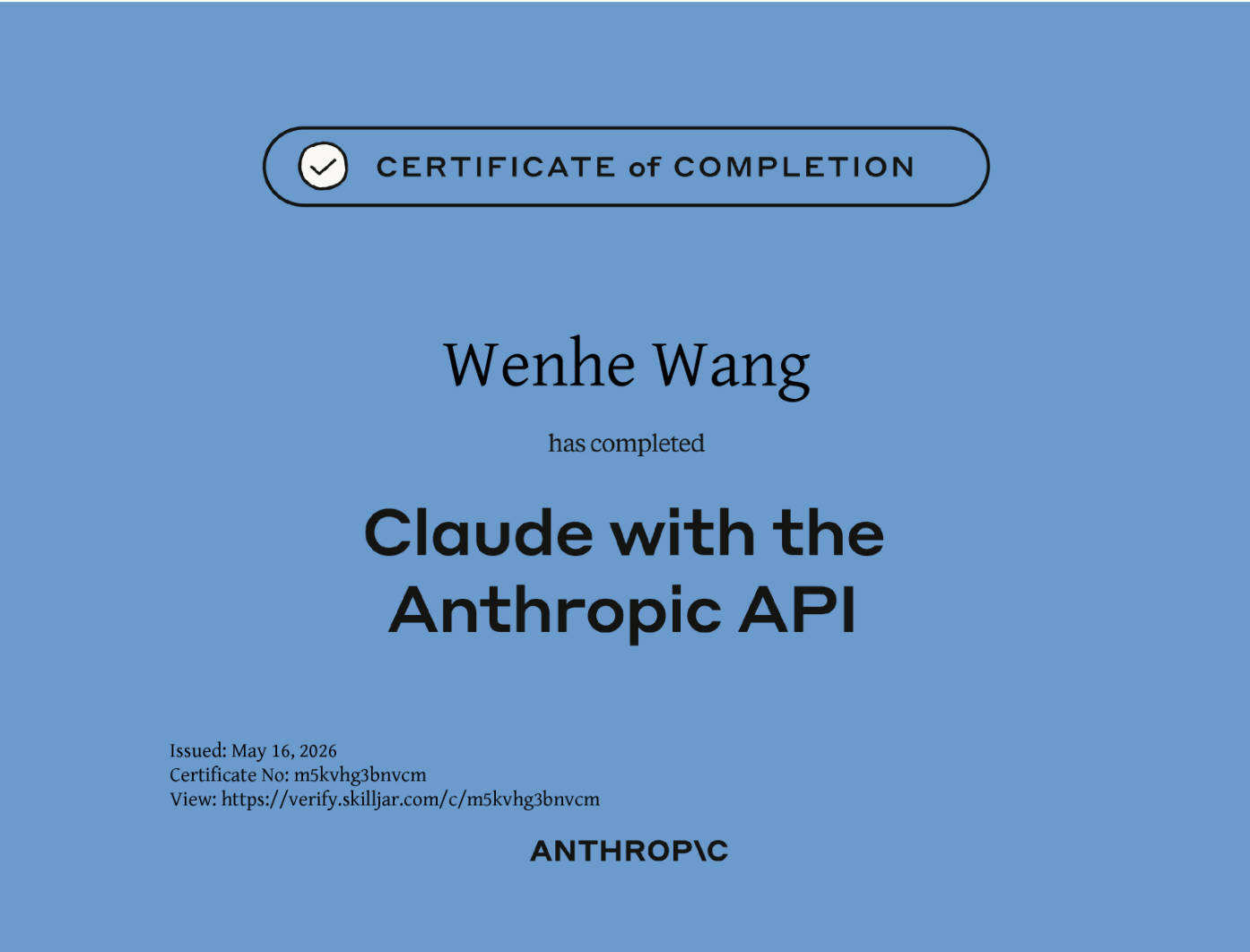 Building with the Claude API Certificate